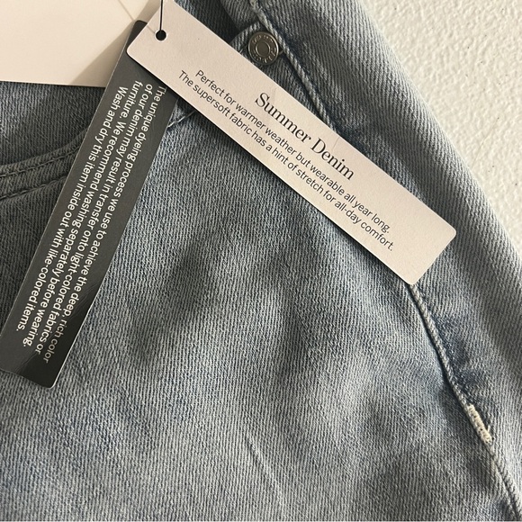 Talbots Women's Jeans Size 22W Petite Straight Leg Crop Light Wash Stretch NWT - Picture 8 of 13